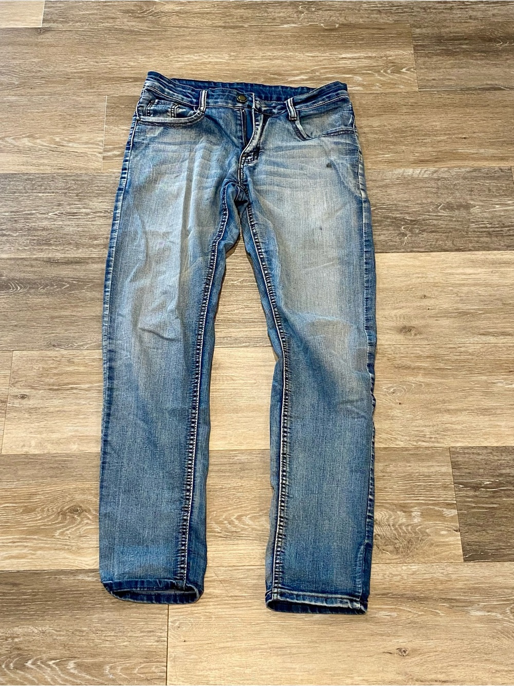 Source Unknown Slim Jeans in Light Blue Denim
